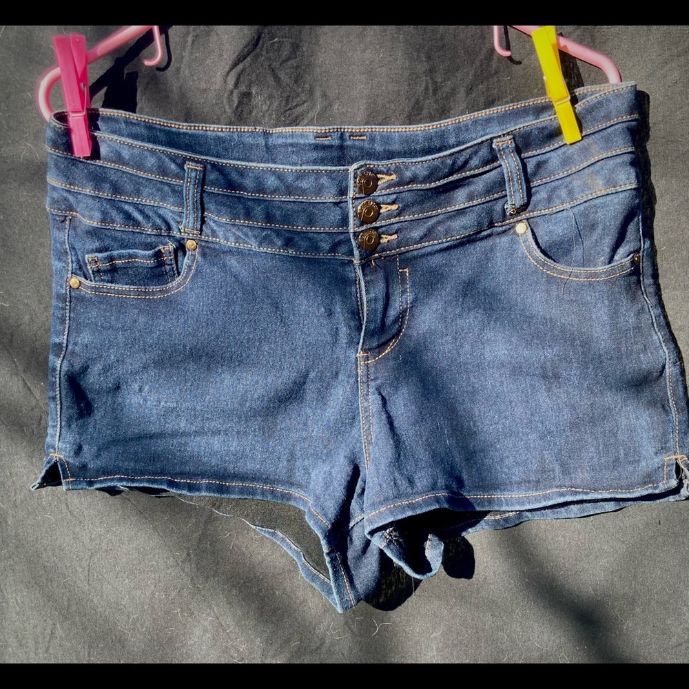 BlueSpice high waisted denim shorts